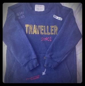 ZARA travelers sweatshirt